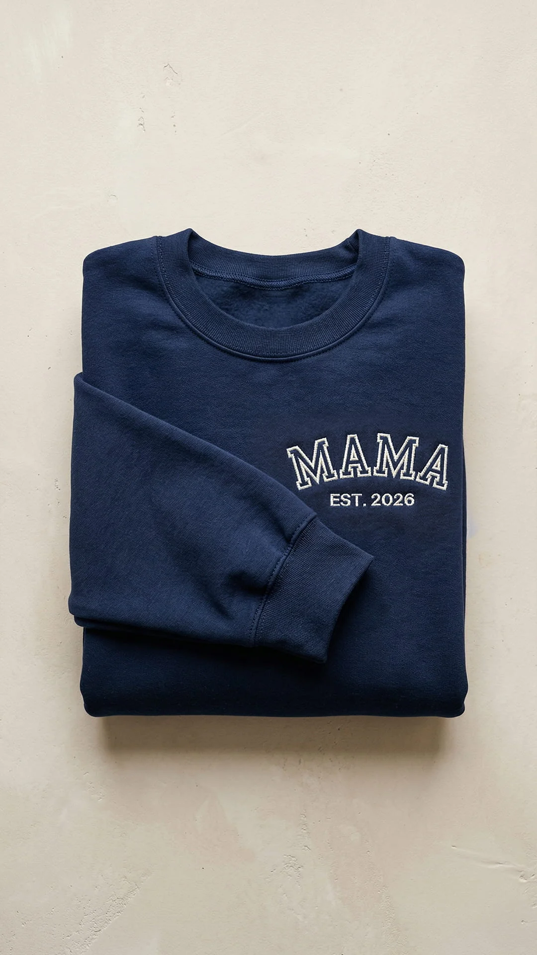 Best Mom Ever Varsity Gift Box | Personalized Mama Est. Sweatshirt, Tote, Mug, Candle, Accessory Pouch & Waffle Throw - Image 3