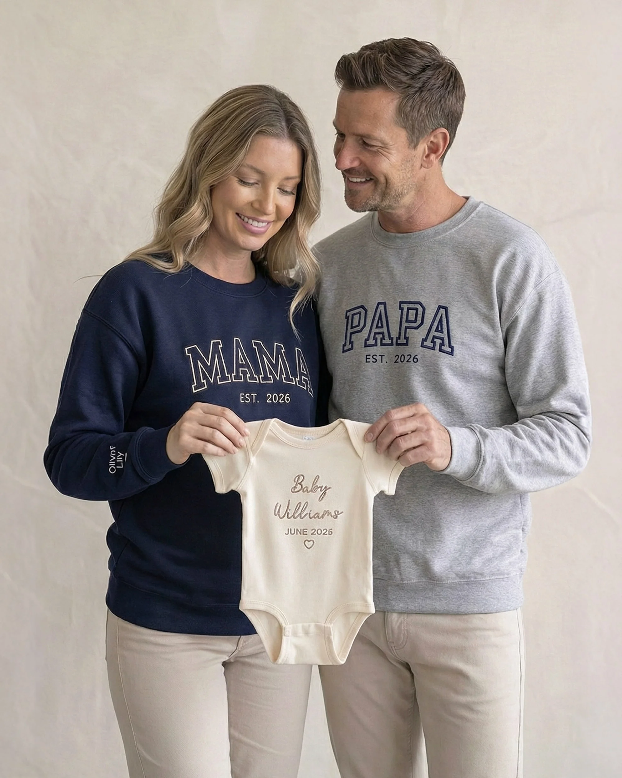 Classic Varsity Mama Embroidered Sweatshirt - Image 6