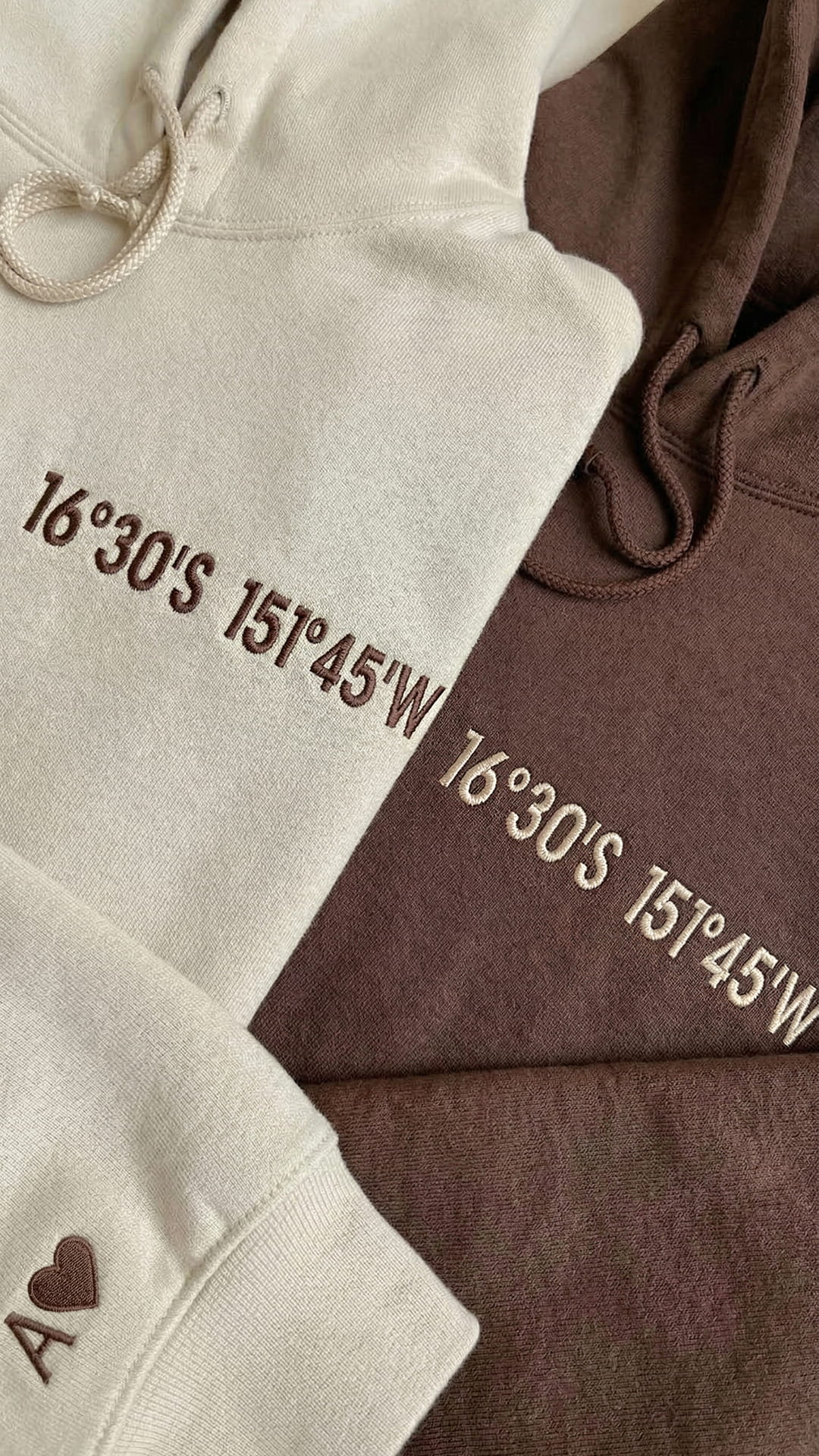 Custom Embroidered Coordinates Sweatshirt - Image 2
