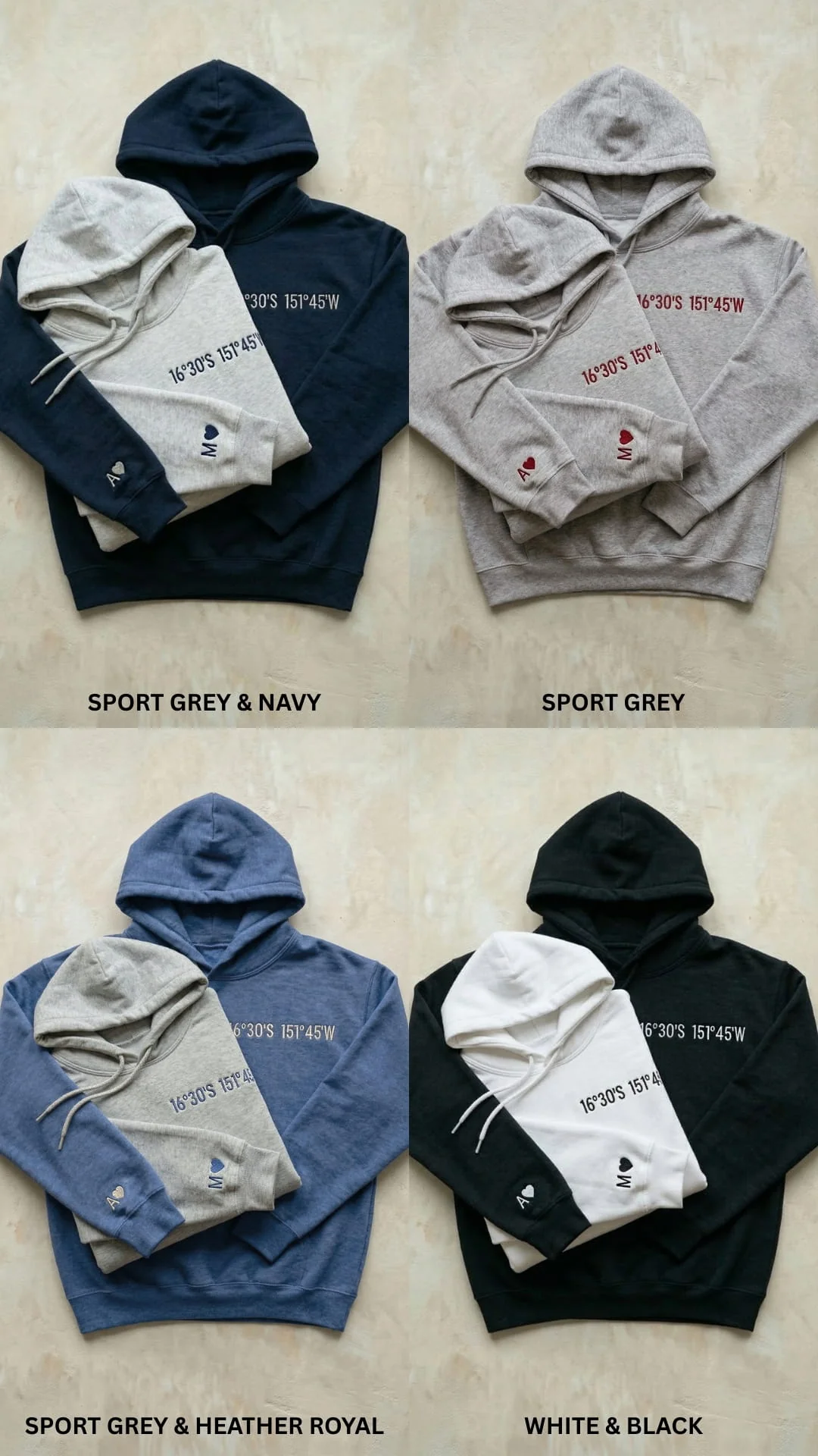 Custom Embroidered Coordinates Sweatshirt - Image 8