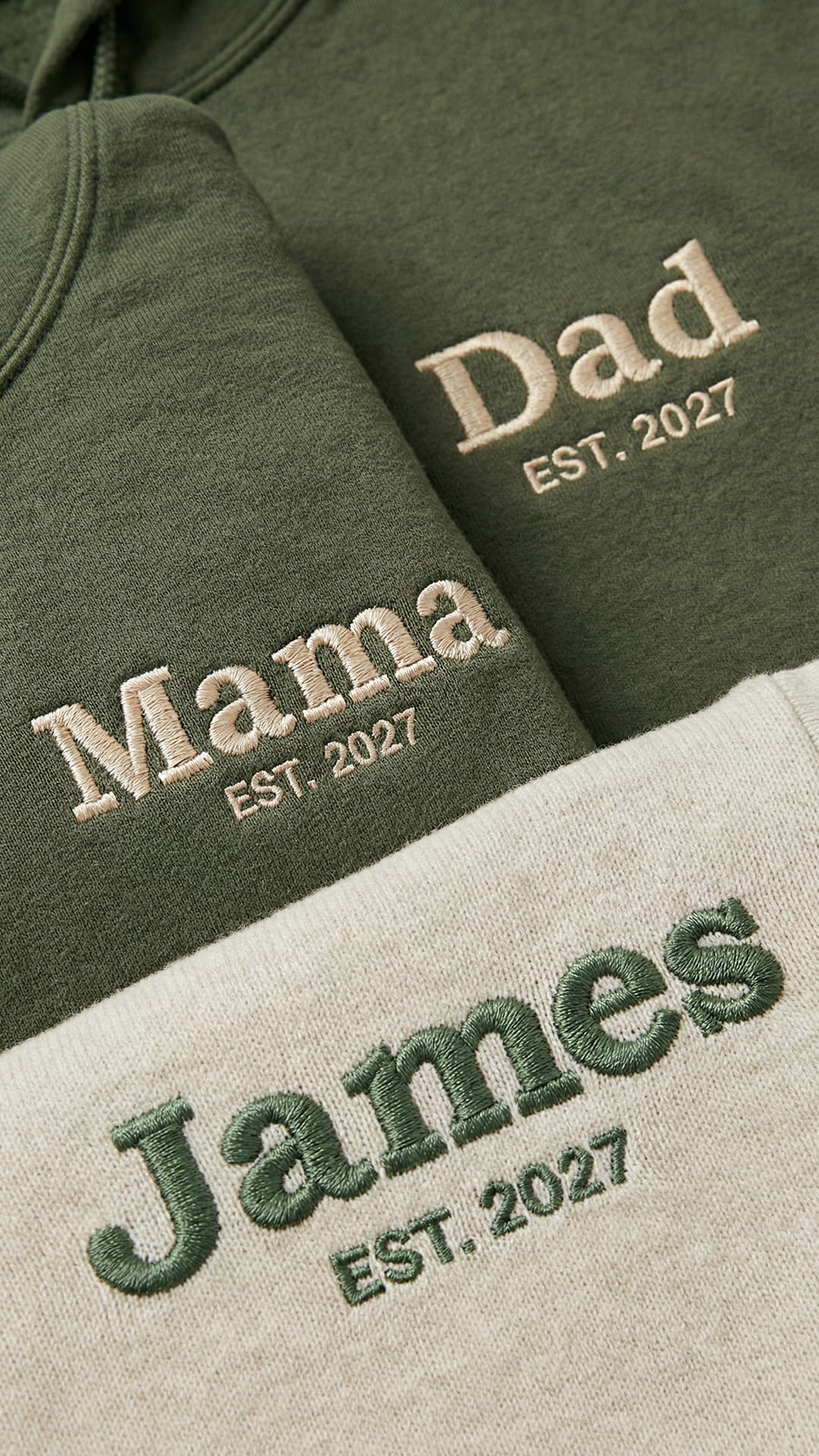 Custom Embroidered Family Title Matching Sweatshirts - Adult Sweatshirt - Image 4