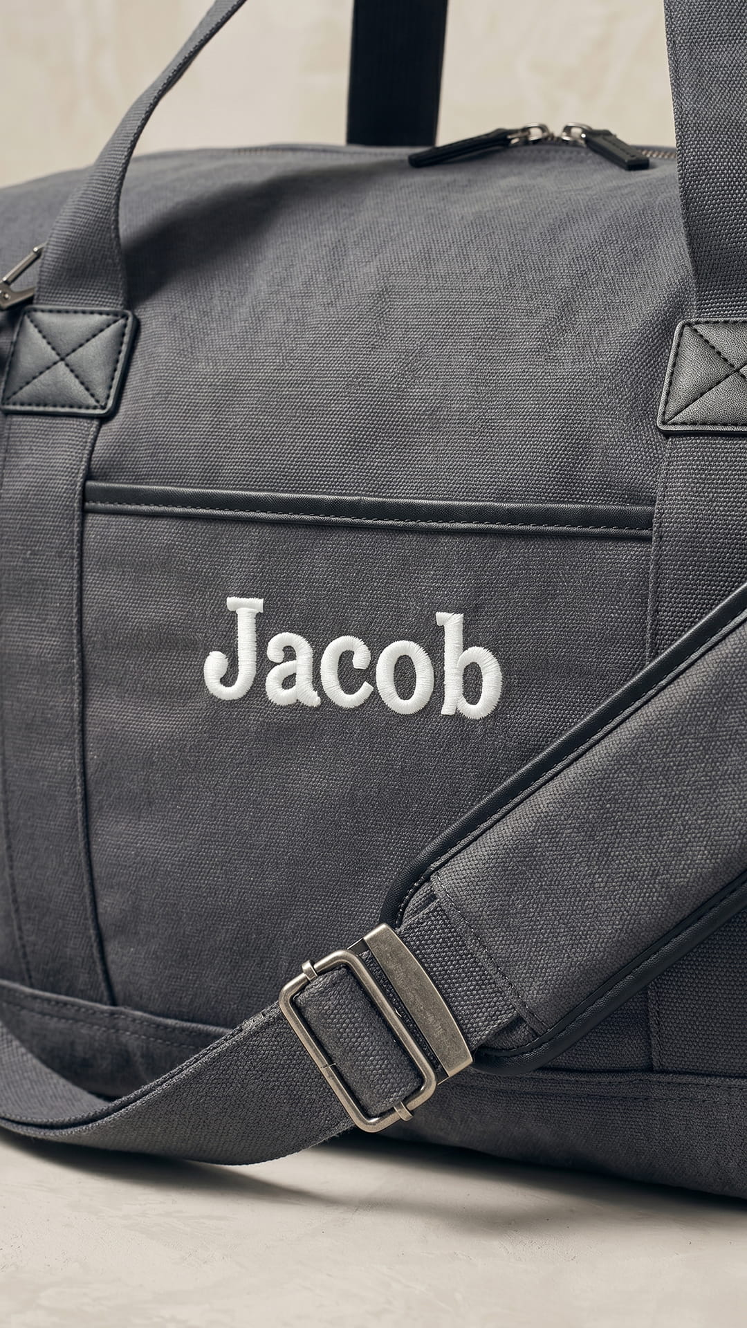 Canvas Weekender Duffel Bag | Groomsmen Party Travel Gift - Image 8