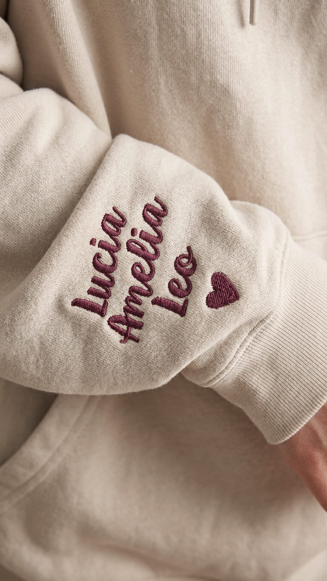 Script Est. Embroidered Sweatshirt | Personalized Mama Grandma Gift - Image 2