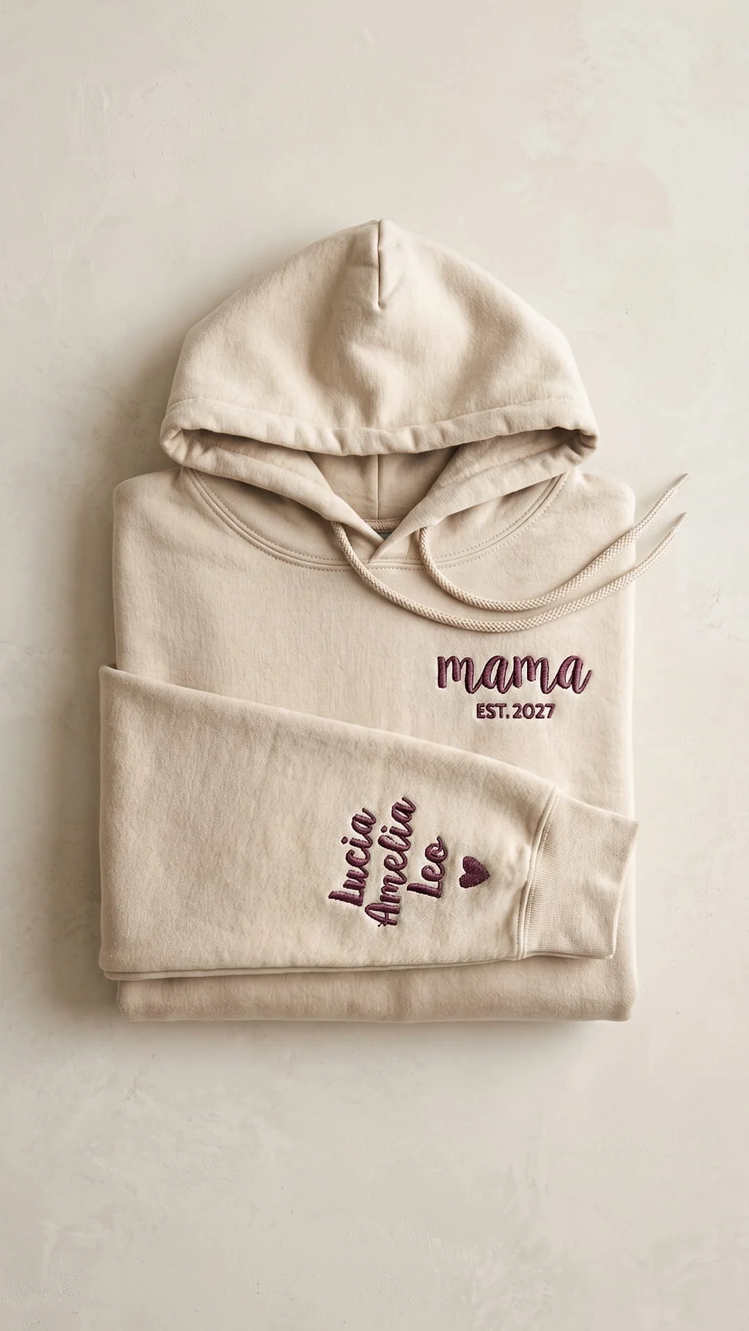 Script Est. Embroidered Sweatshirt | Personalized Mama Grandma Gift - Image 9