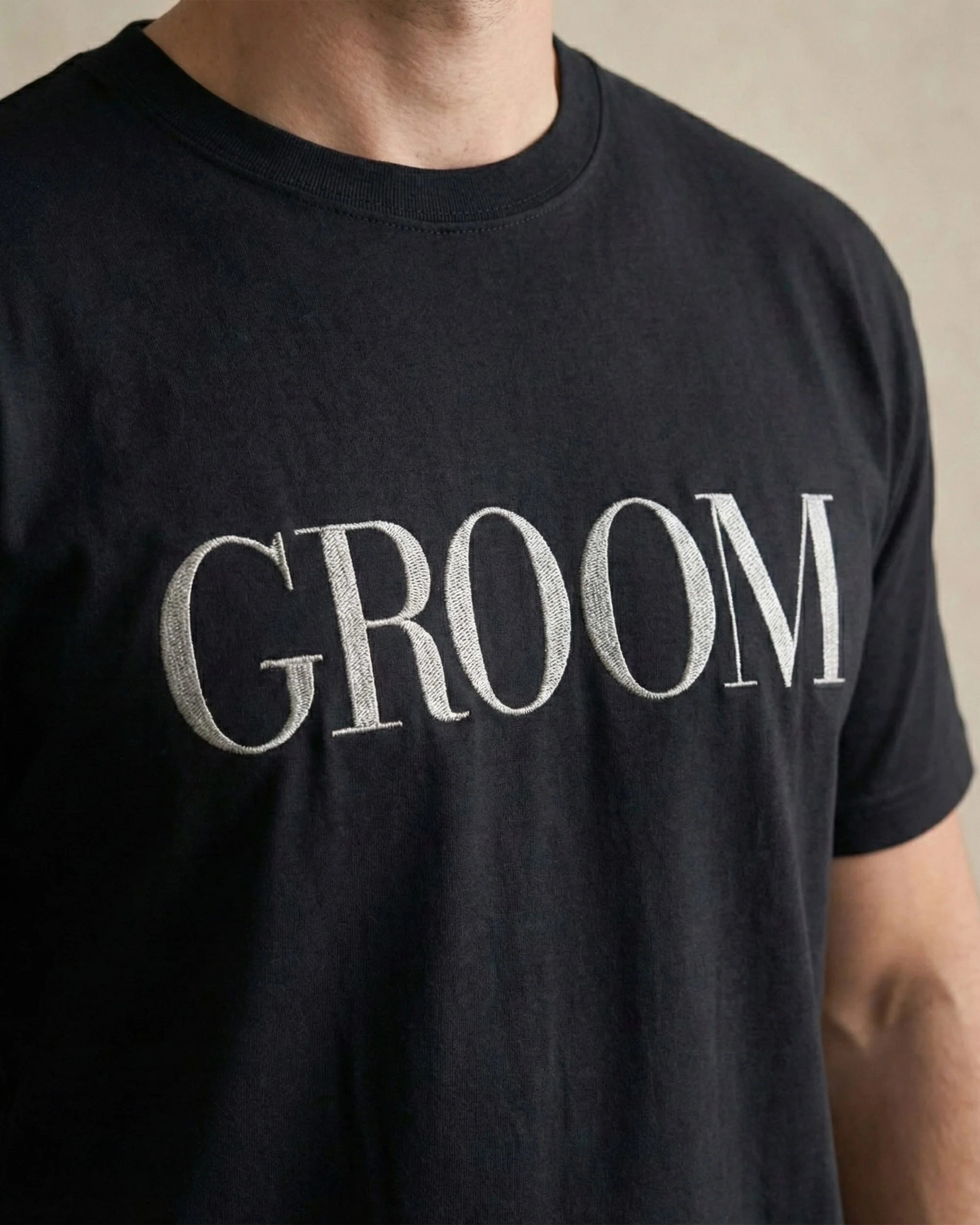 Groom Edition Black Tee - Image 4