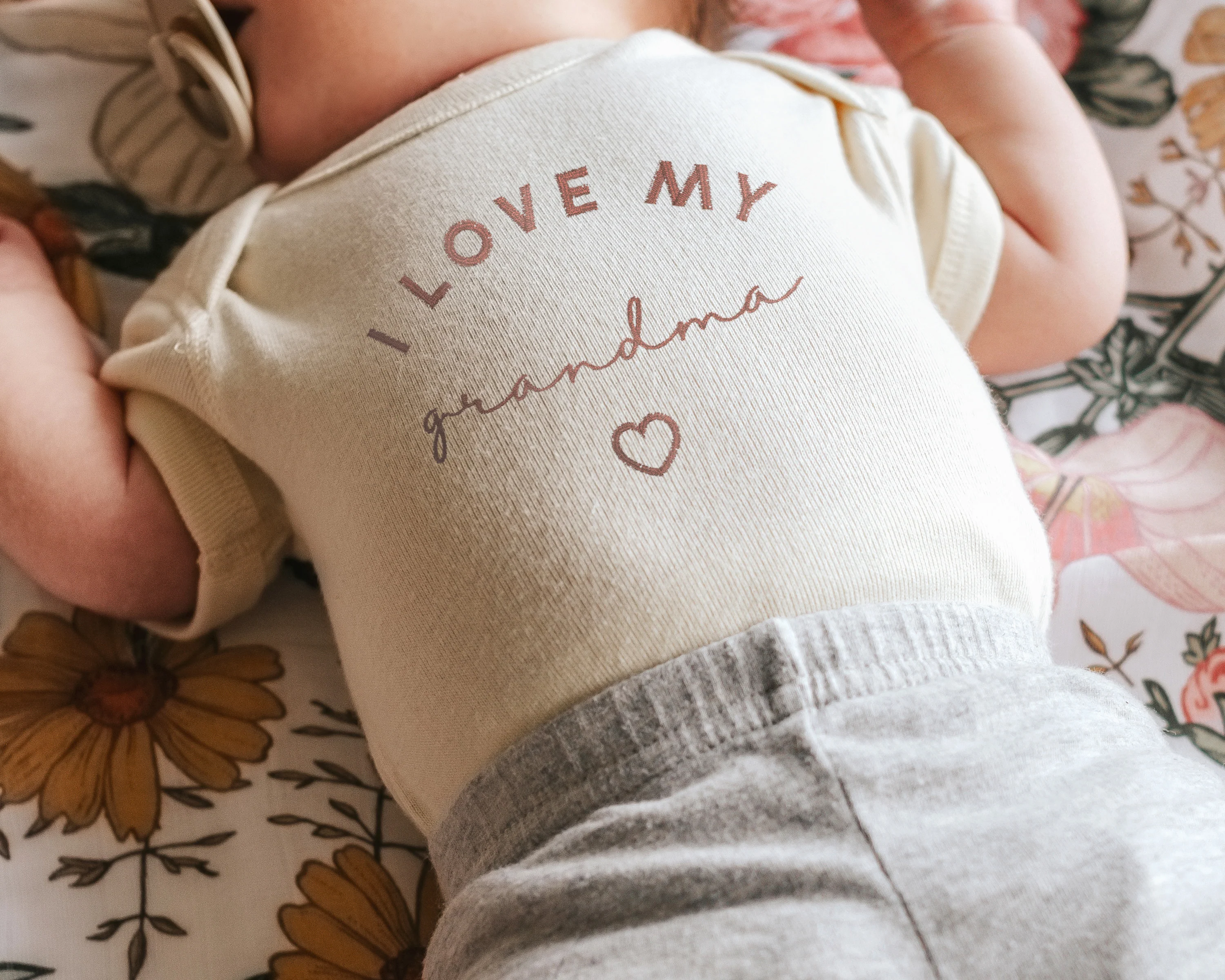 I Love My Parents Embroidered Bodysuit - Image 3