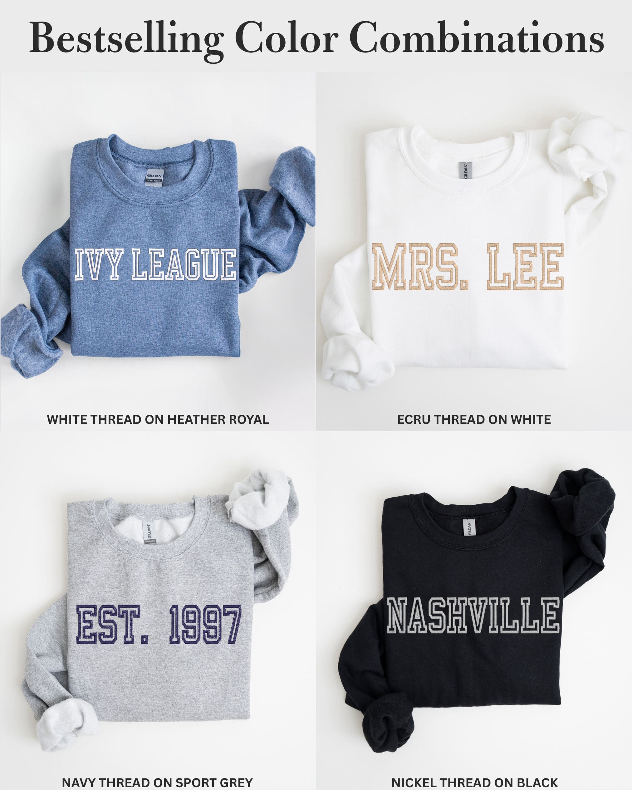 Ivy League Embroidered Sweatshirt - Image 4