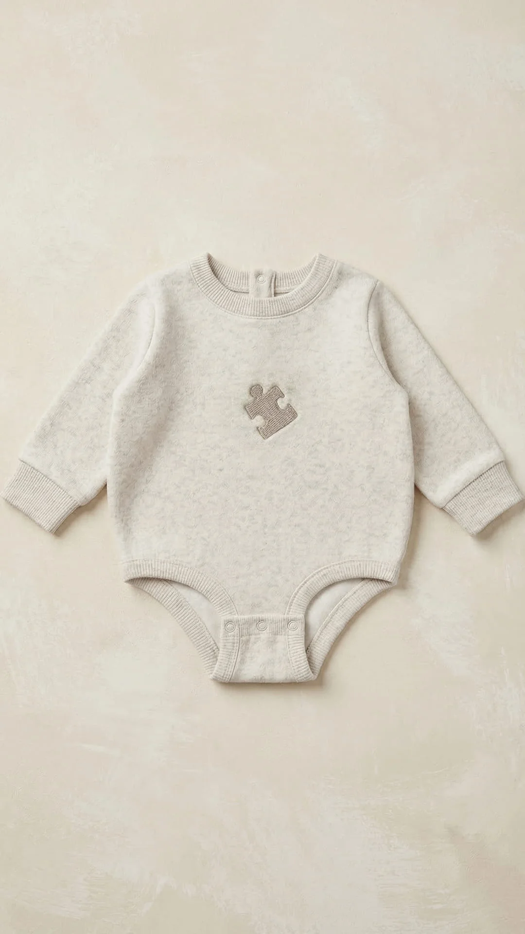 Mama & Mini Puzzle Piece Embroidered Set | Adult Heart Sweatshirt - Image 10