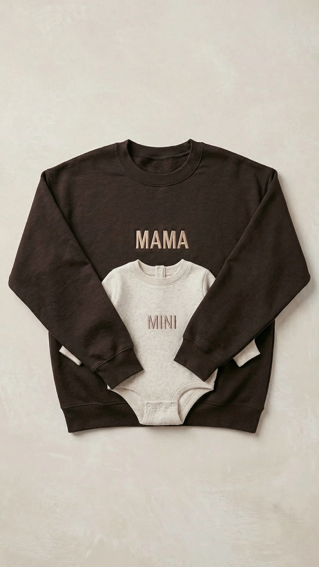 Minimalist Mama & Mini Embroidered Sweatshirt | Adult MAMA - Image 7
