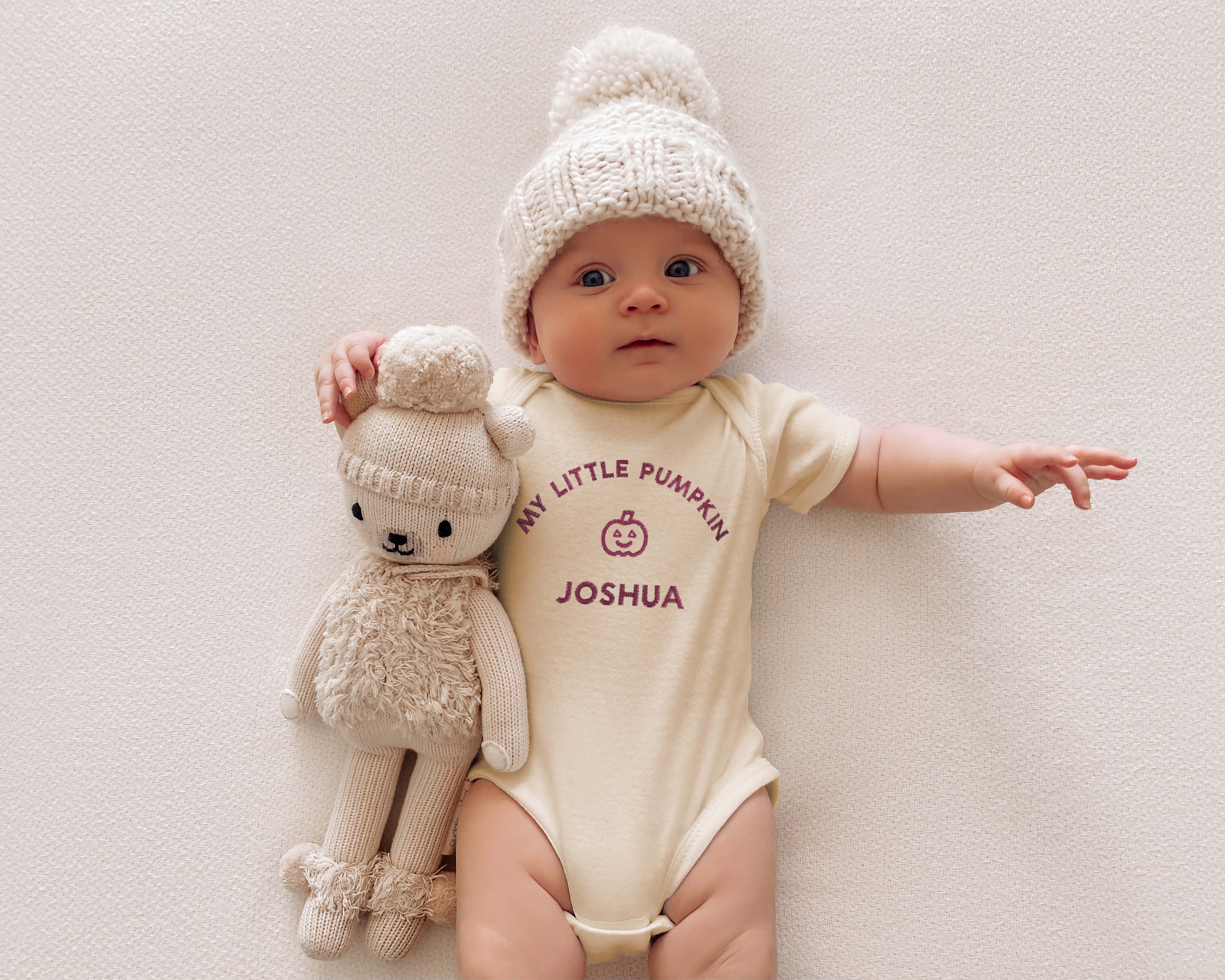 My Little Pumpkin Embroidered Bodysuit - Image 4