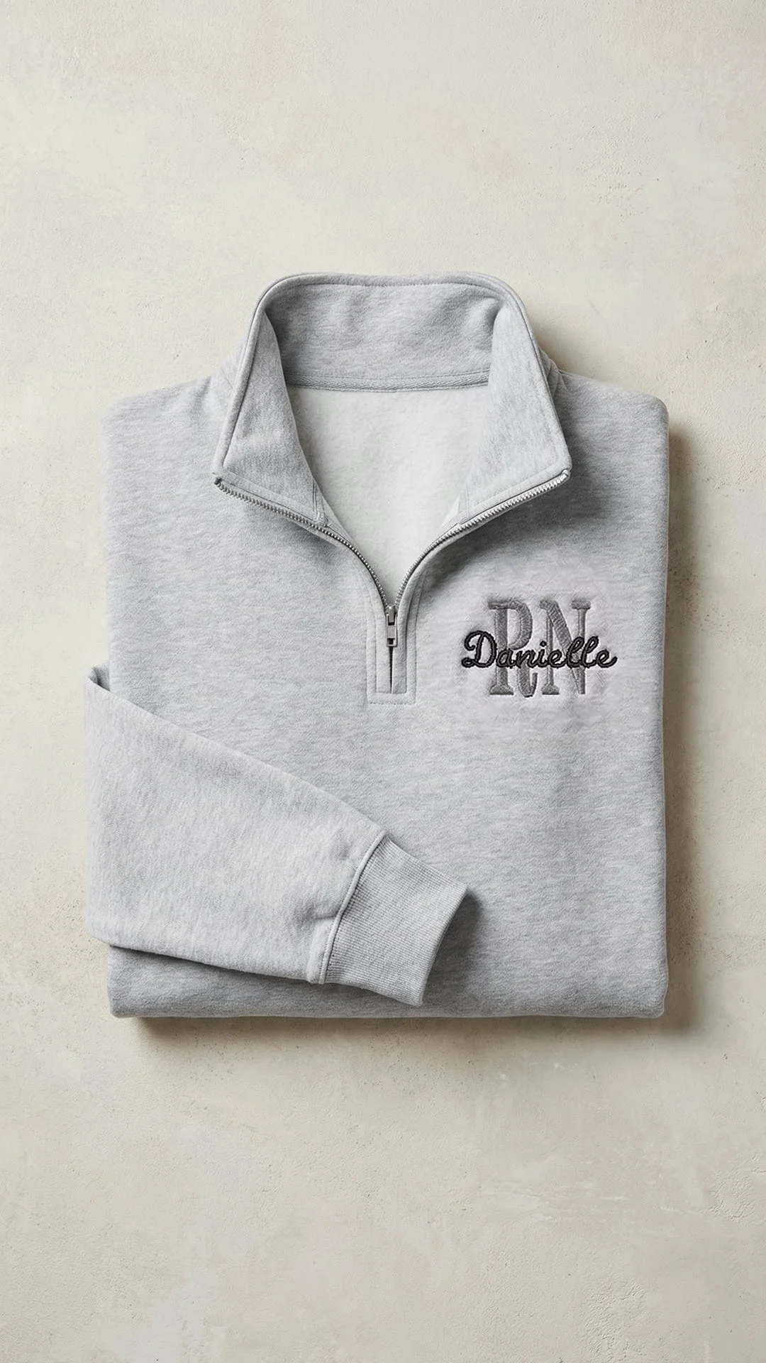 Custom Embroidered Nurse Gift Box | Custom Embroidered Quarter-Zip - Image 5