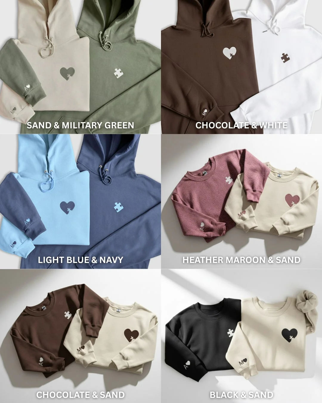 Puzzle Piece Embroidered Sweatshirt - Image 7