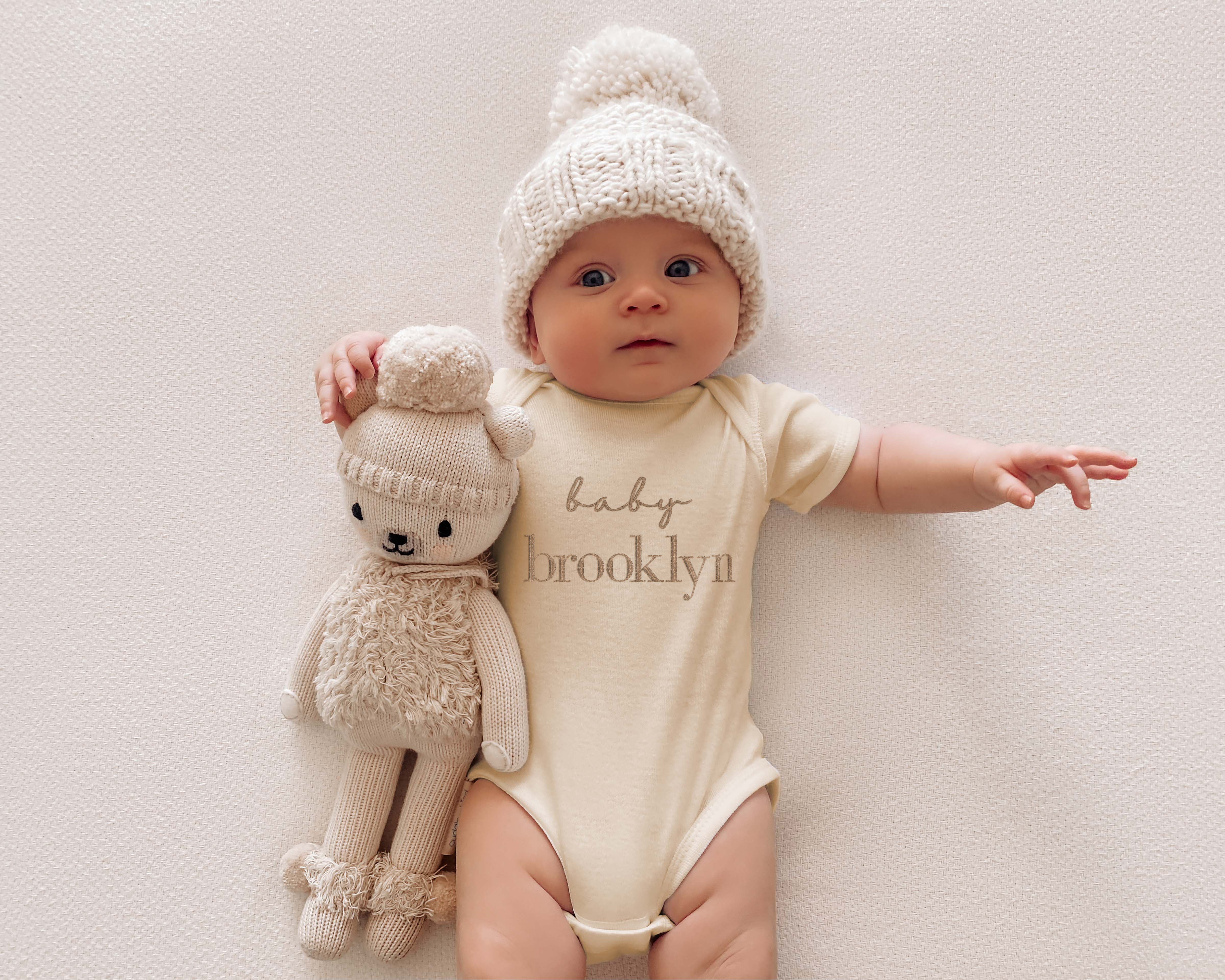 Script & Serif Embroidered Bodysuit - Image 4