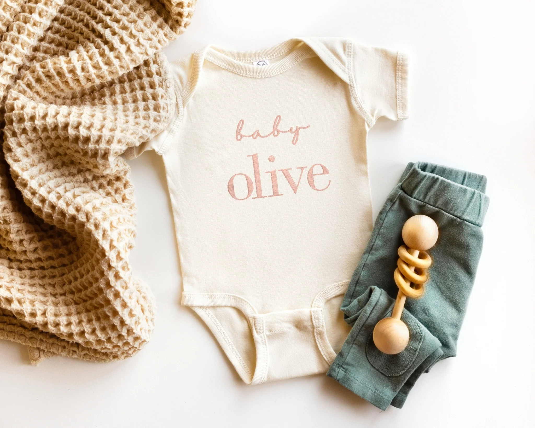 Script & Serif Embroidered Bodysuit - Image 6