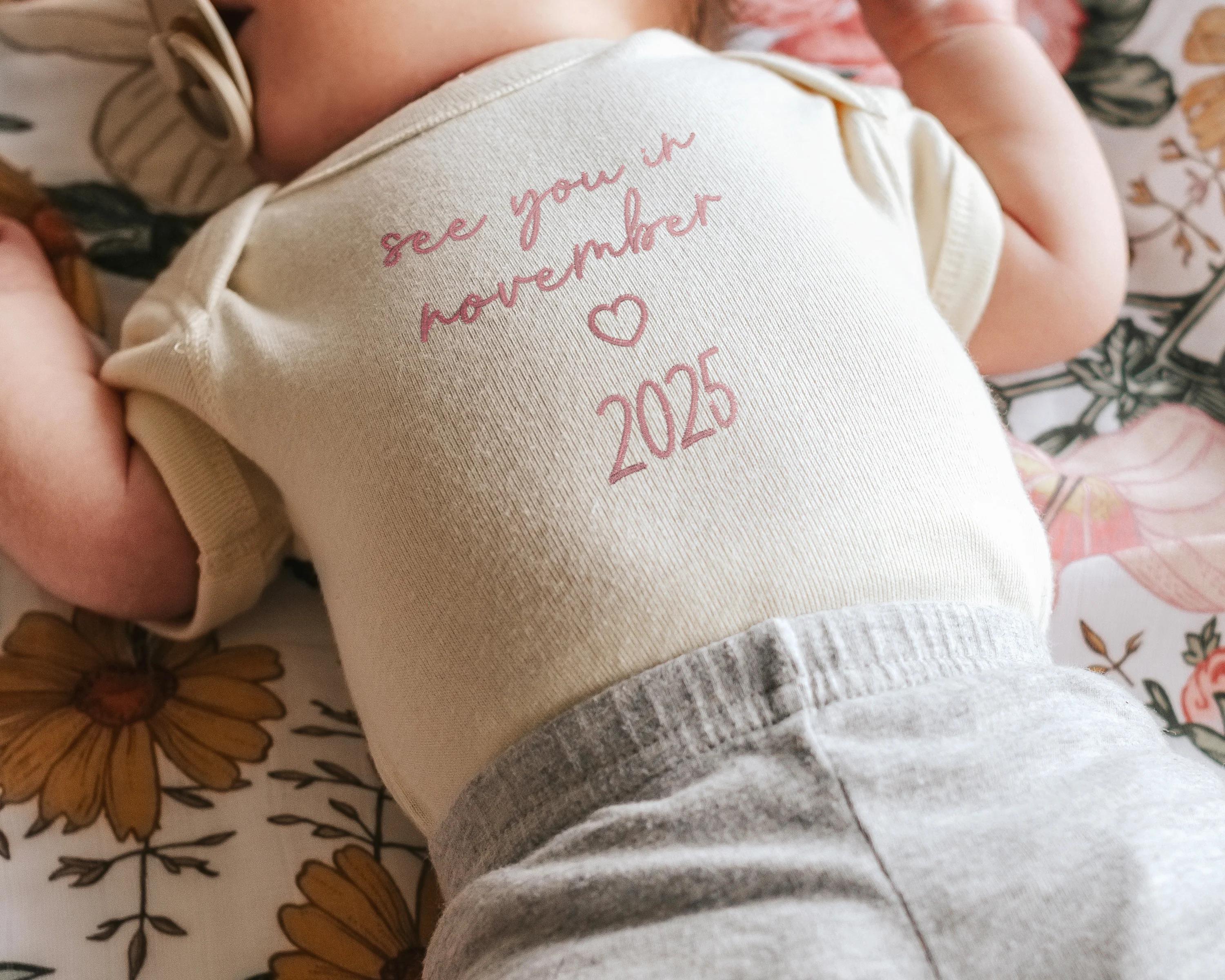 See You in Time Embroidered Bodysuit - Image 3