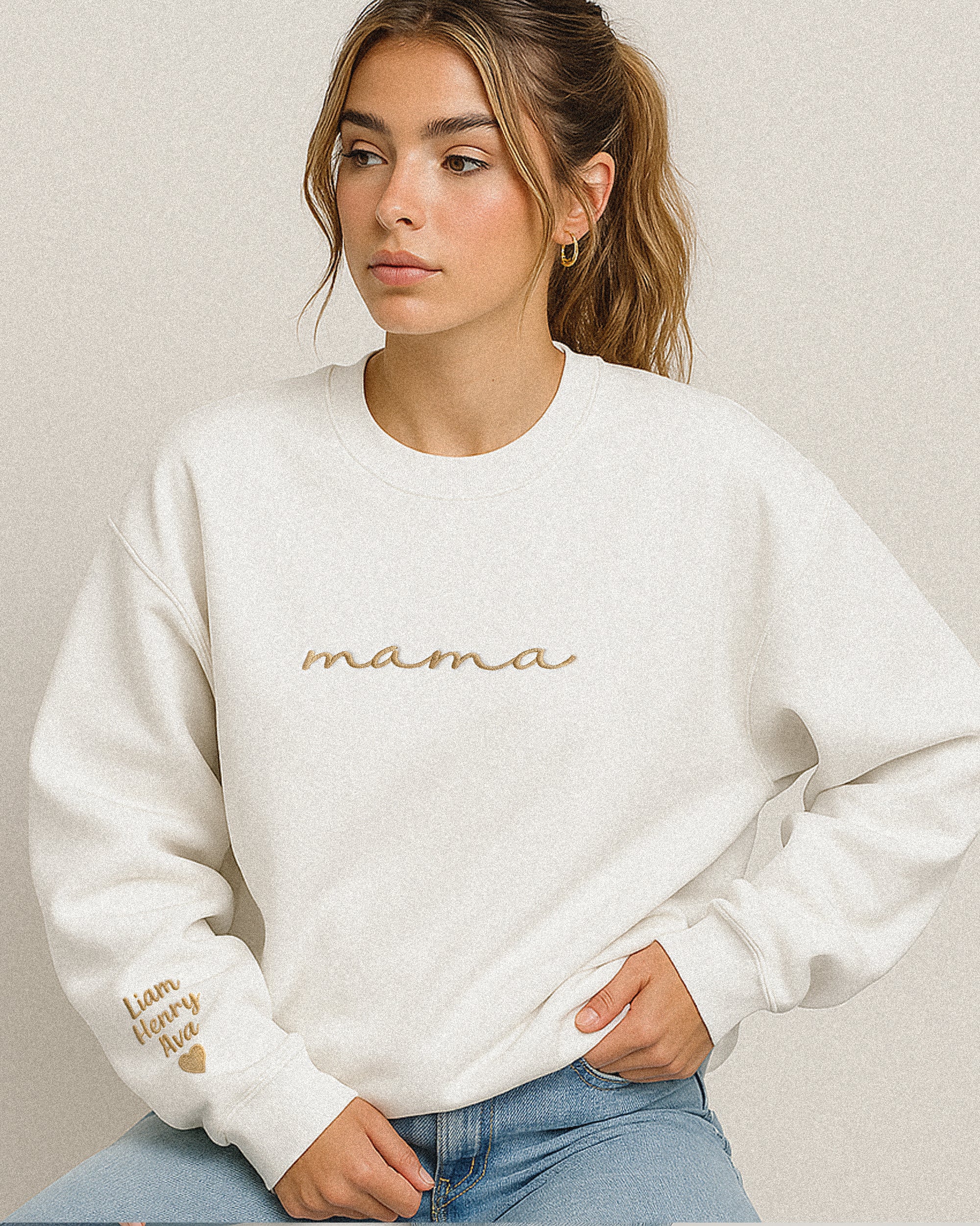 Signature Mama Embroidered Sweatshirt - Image 3
