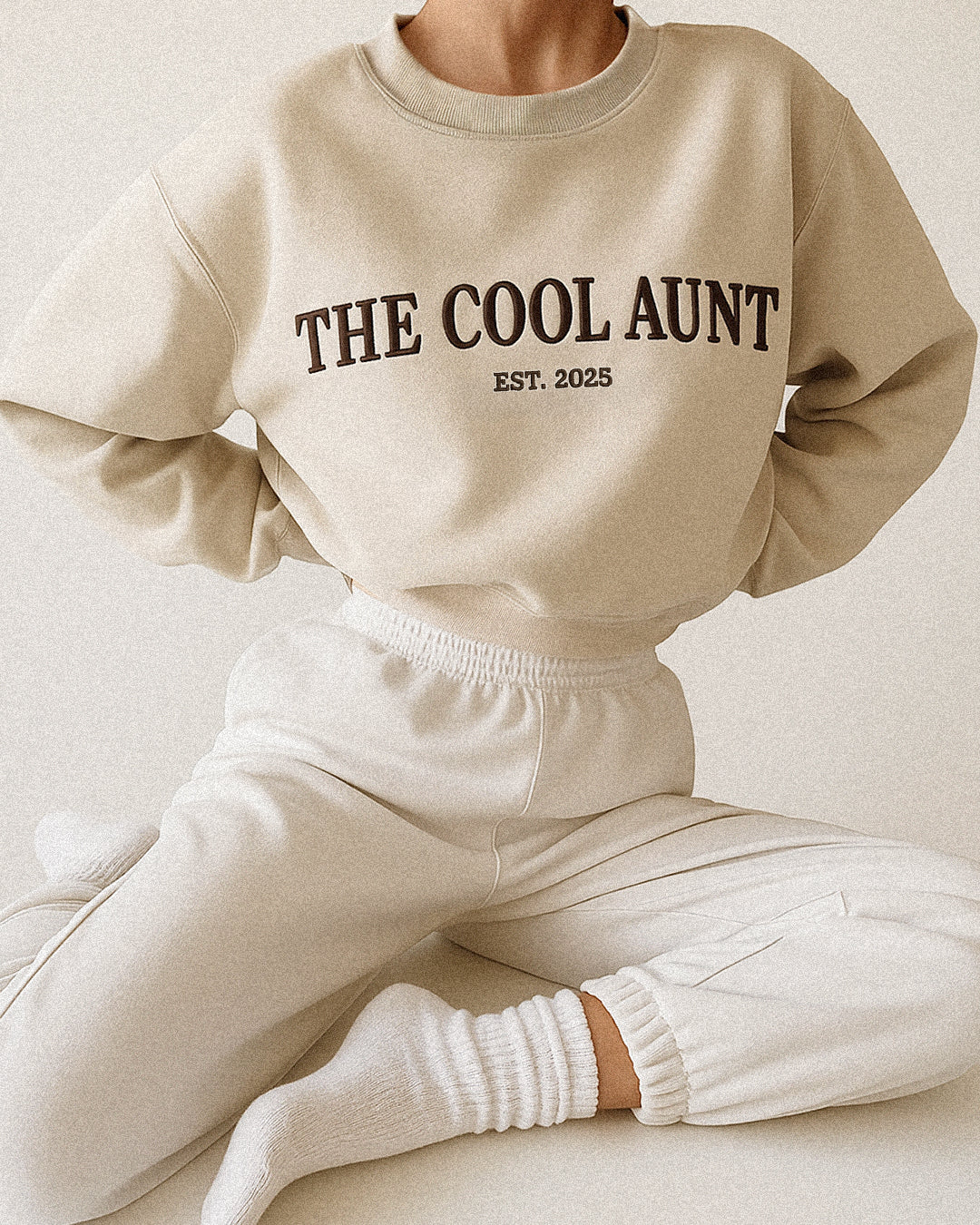 The Cool Aunt Arch Embroidered Sweatshirt - Image 4