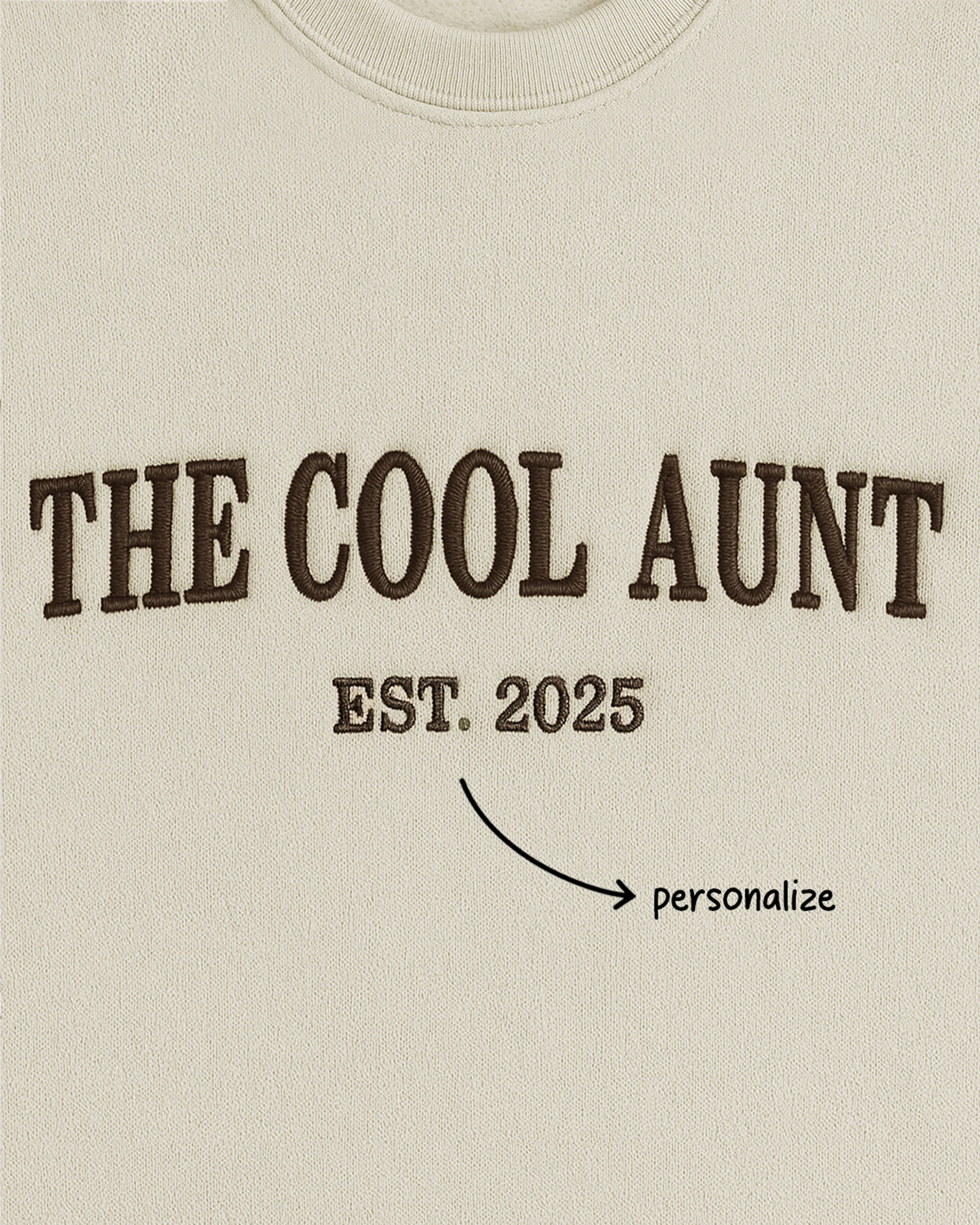 The Cool Aunt Arch Embroidered Sweatshirt - Image 6