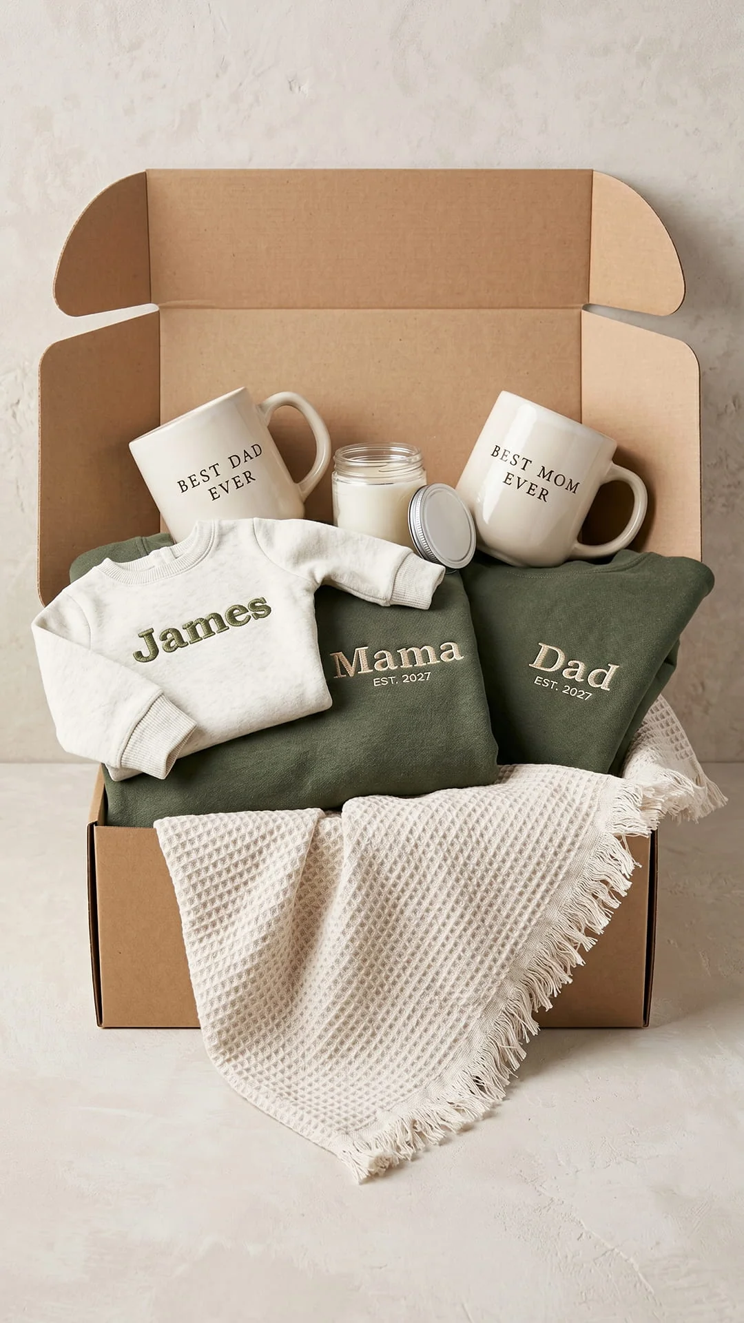 The Family Keepsake Box | Custom Embroidered Matching Parent & Child Gift Set - Image 6