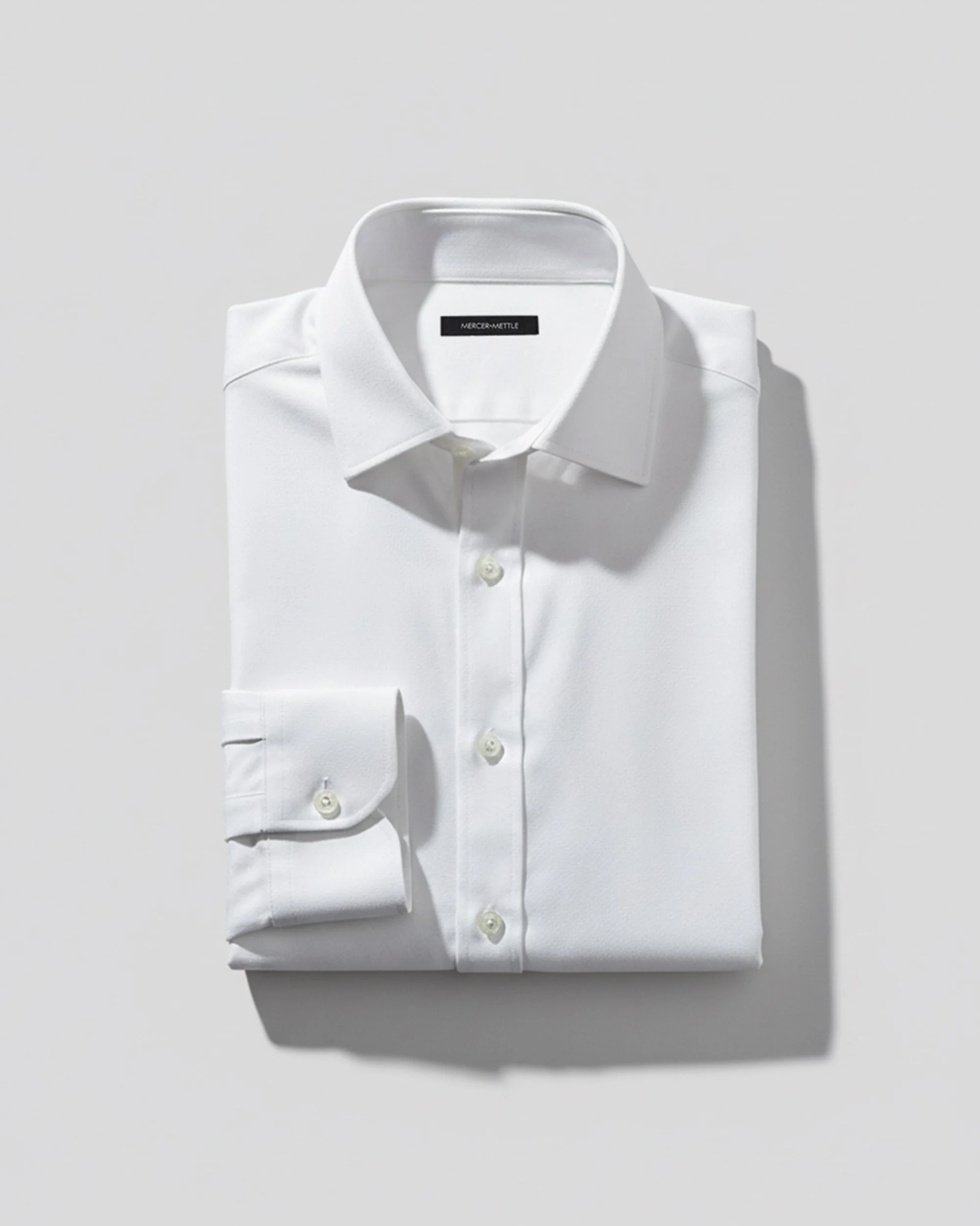Heartline Collar Stretch Woven Shirt - Image 5